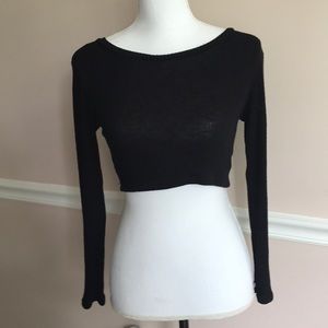 💥2 for 20💥Ribbed Long Sleeve Crop Top
